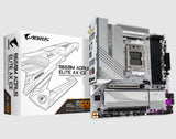 Gigabyte B650M AORUS ELITE AX ICE AMD B650 AM5 ATX Motherboard 4x DDR5~192GB,3x PCIe x16, 3x M.2, 4x SATA 6, 2x USB 3.2, 1x USB-C, 2x USB 2.0