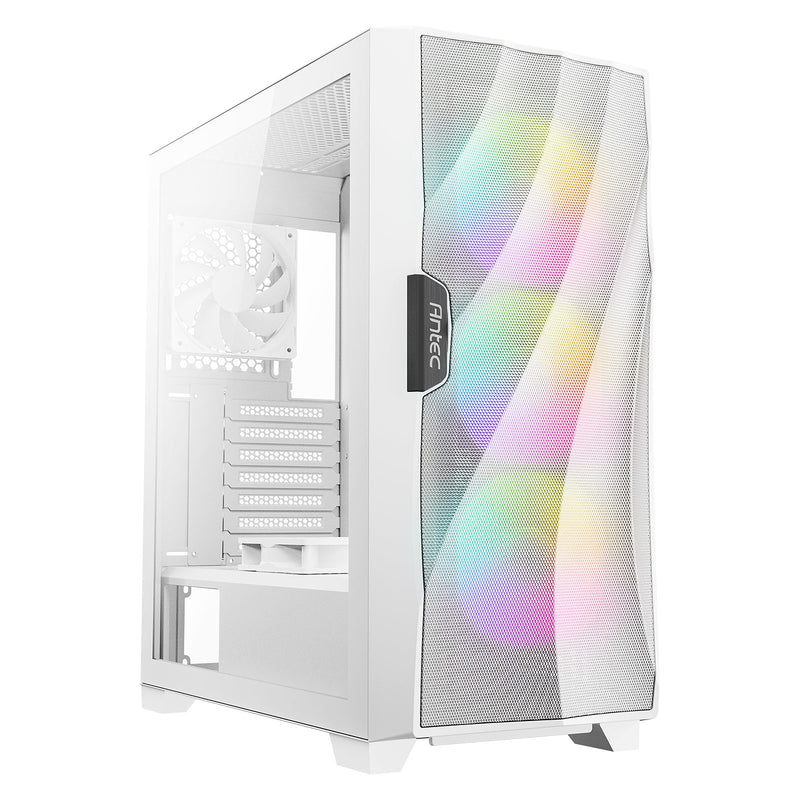 Antec DF700 FLUX White Mesh, Thermal Performance, TG with 3x ARGB Fan, 1x Rear,  PSU Shell (Reverse Fan), GPU 405mm, PSU 205mm, ATX Gaming Case (LS)