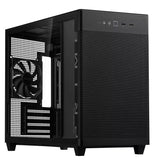 ASUS Prime AP201 Tempered Glass Black MicroATX Case, Tool-free Side Panels, ATX PSUs Up To 180mm, 360mm Coolers Support, Graphic Cards Up To 338mm