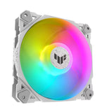 ASUS TUF Gaming TF120 ARGB White Fan. Low Noise. PWN Control Anti-vibration. Double-layer LED arra .Aura Sync. 250,000 hours