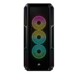 Corsair iCUE 5000T RGB ATX Mid-Tower Case, USB Type-C, 160 RGB LED, Rapid Route, Maximum Cooling, Tool Free Hinged Side Panels, Black