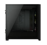 Corsair 5000X RGB TG E-ATX, ATX, USB Type-C, 3x 120mm TGB Front, Radiator 360mm. 7+2 PCI, 4x 2.5" SSD, 2x 3.5" HDD. VGA 420mm. Black Tower Case (LS)