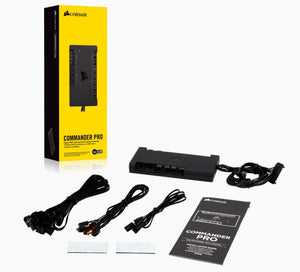 Corsair Commander PRO Digital 6x PWM Fan Hub and RGB Lighting Controller. 2 Years Warranty (LS) > CL-9011112-WW