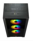 Corsair Carbide Series 4000X RGB E-ATX, ATX, Tempered Glass Front & Side. Black,3x 120mm RGB Fans w/ Node core. USB 3.0 and Type-C x 1, PCI 7+2, Case