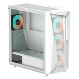 Gigabyte C301 RGB Tempered Glass E-ATX White Mid Tower Gaming Chassis  2x3.5" 2x2.5" 2xUSB3.0 Detachable Dust Filter Liquid Cooling PSU Standard ATX