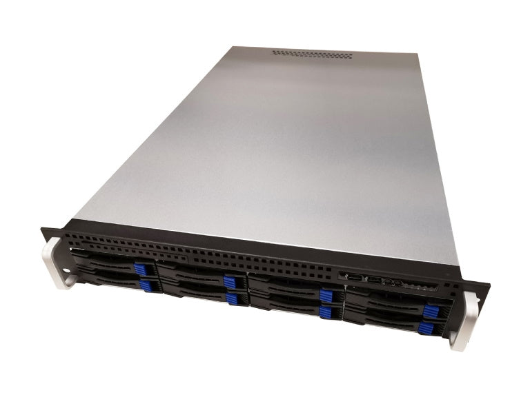 TGC Rack Mountable Server Chassis 2U 680mm, 8x 3.5