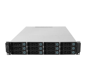 TGC Rack Mountable Server Chassis 2U 650mm, 12x 3.5" Hot-Swap Bays, 2x 2.5" Fixed Bays, up to E-ATX Motherboard, 7x LP PCIe, 2U PSU Required