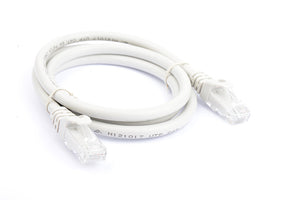 8Ware CAT6A Cable 1m - Grey Color RJ45 Ethernet Network LAN UTP Patch Cord Snagless