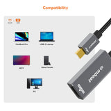 mbeat Tough Link Mini DisplayPort to HDMI Adapter  Seamless Connectivity  HDMI Version: 1.3  1080p@60Hz HD display