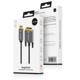 mbeat Tough Link 1.8m DisplayPort to DVI-D Cable Effortless plug and play Resolutions up to 1080p/60Hz (1920×1080)
