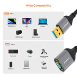 mbeat Tough Link 1.8m USB 3.0 to USB 3.0 Extension Cable  Plug-and-Play Adaptive Practicality