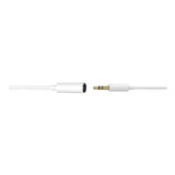 (LS)Verbatim USB-C to 3.5mm Headphone Jack 10cm - White, oxygen-free copper (OFC) delivers crystal clear high-quality audio listening pleasure, Iphone