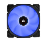 Corsair Air Flow 140mm Fan Low Noise Edition / Blue LED 3 PIN - Hydraulic Bearing, 1.43mm H2O. Superior cooling performance. TWIN Pack! (LS)