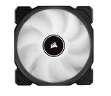 Corsair Air Flow 140mm Fan Low Noise Edition / White LED 3 PIN - Hydraulic Bearing, 1.43mm H2O. Superior cooling performance. TWIN Pack! (LS)