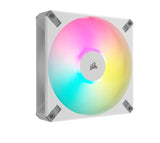 Corsair AF ELITE Series, AF140 RGB ELITE White, 140mm Fluid Dynamic RGB Fan with AirGuide, Single Pack (LS)