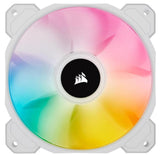 Corsair AF ELITE Series, AF140 RGB ELITE White, 140mm Fluid Dynamic RGB Fan with AirGuide, Single Pack (LS)