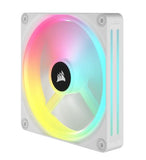 Corsair QX RGB Series, iCUE LINK QX140 RGB WHITE, 140mm Magnetic Dome Bearing PWM RGB Dual Fan, Expansion Kit