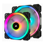 Corsair Light Loop Series, LL120 RGB, 120mm Dual Light Loop RGB LED PWM Fan, Single Pack