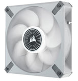 Corsair ML ELITE Series, ML120 LED ELITE WHITE Premium PWM, 120mm Magnetic Levitation White LED Fan with AirGuide, Single Pack