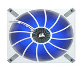 Corsair ML ELITE Series, ML140 LED ELITE WHITE, 140mm Magnetic Levitation Blue LED Fan with AirGuide, Single Pack(LS)