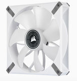 Corsair ML ELITE Series, ML140 LED ELITE WHITE, 140mm Magnetic Levitation Red LED Fan with AirGuide, Single Pack(LS)