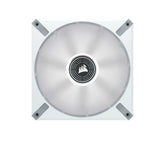 Corsair ML ELITE Series, ML140 LED ELITE WHITE, 140mm Magnetic Levitation Red LED Fan with AirGuide, Single Pack(LS)