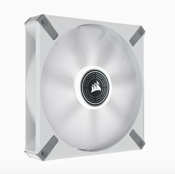 Corsair ML ELITE Series, ML140 LED ELITE WHITE, 140mm Magnetic Levitation Red LED Fan with AirGuide, Single Pack(LS)