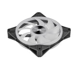 Corsair QL120 RGB White, ICUE, 120mm RGB LED PWM Fan 26dBA, 41.8 CFM, Single Pack