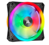 Corsair QL120 RGB, ICUE, 120mm RGB LED PWM Fan 26dBA, 41.8 CFM, Single Pack