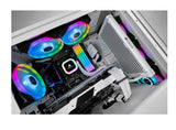 Corsair QL140 RGB Dual Fan Kit with Lighting Node Core, ICUE, 140mm RGB LED PWM Fan 26dBA, 50.2 CFM, 2 Fan Pack