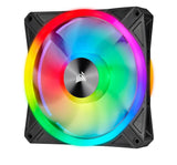 Corsair QL140 RGB Dual Fan Kit with Lighting Node Core, ICUE, 140mm RGB LED PWM Fan 26dBA, 50.2 CFM, 2 Fan Pack