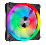 Corsair QL140 RGB, ICUE, 140mm RGB LED PWM Fan 26dBA, 50.2 CFM, Single Pack