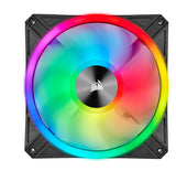 Corsair QL140 RGB, ICUE, 140mm RGB LED PWM Fan 26dBA, 50.2 CFM, Single Pack