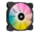 Corsair White SP140 RGB ELITE, 140mm RGB LED Fan with AirGuide, 68 CFM, Dual Pack with Lighting Node CORE