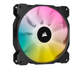 (LS) Corsair SP140 RGB ELITE, 140mm RGB LED Fan with AirGuide, Dual Pack with Lighting Node CORE