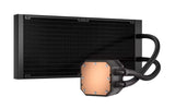 Corsair H115i Elite CAPELLIX 280mm Radiator, 2x ML140 RGB PWM Fans, Ultra Bright RGB Pump Head. Liquid Cooling. Black. 5 Yrs Warranty.