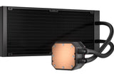 Corsair H115i Elite CAPELLIX 280mm Radiator, 2x ML140 RGB PWM Fans, Ultra Bright RGB Pump Head. Liquid Cooling. Black. 5 Yrs Warranty.