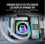 Corsair iCUE ELITE CPU Cooler LCD Display Upgrade Kit ICE -  transforms your CORSAIR ELITE CAPELLIX CPU cooler into a personalized dashboard Display