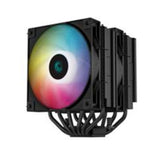 DeepCool AG620 Black ARGB Dual-Tower CPU Cooler, 2x 120mm Fan, 6 Copper Heat Pipes, Intel LGA2066/2011-v3/2011/1700/1200/1151/1150/1155 AMD AM5/AM4