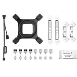 DeepCool AG620 ARGB WHITE Dual-Tower CPU Cooler, 2x 120mm Fan, 6 Copper Heat Pipes, Intel LGA2066/2011-v3/2011/1700/1200/1151/1150/1155 AMD AM5/AM4