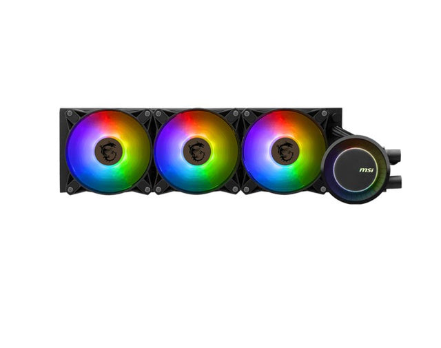 MSI MAG CORELIQUID E360 BlackLiquid CPU Cooler, LGA 1150/1151/1155/1156/1200/1700/LGA 2011/2011-3/2066/AM5/AM4/TR49