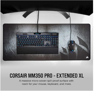 Corsair MM350 PRO Premium Spill Proof Cloth Gaming Mouse Pad. Extended Extra Large Edition 930mm x 400mm x 5mm. Graphic Surface