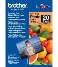 Brother 6x4 Prem Gloss Paper 20Pk,  260 GSM (LS)