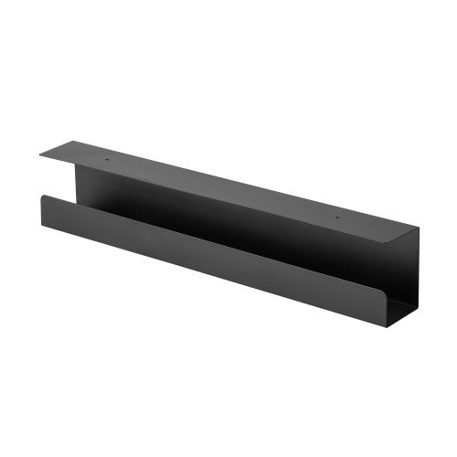 Brateck Under-Desk Cable Tray Organizer - Black Dimensions:600x114x76mm  -- Black (LS)