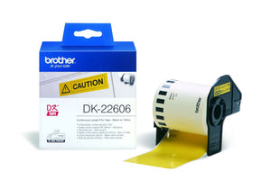 Brother YellowConti Film Roll 62mmX15.24m Continuous QLprts