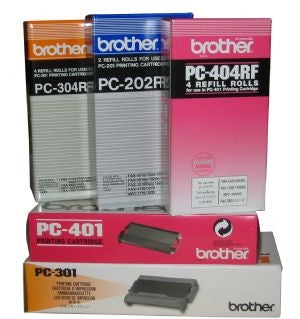 Brother PC301 A single, pre-loaded, thermal printing ribbon, frame and gears - 235 A4 pages Suits Fax 920/930