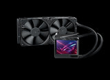 ASUS ROG RYUJIN II 240 All-In-One Liquid CPU Cooler, 3.5" LCD, Embedded Pump Fan, 2x Noctua PWM 120mm Fans, AM4/AM5/ TR4/LGA 1700/1150-6/1200/1366