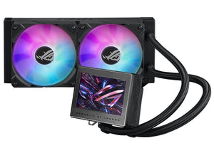 ASUS ROG RYUJIN III 240 ARGB All-In-One Liquid CPU Cooler,  3.5" LCD, 2x ROG 120mm ARGB Radiator Fans