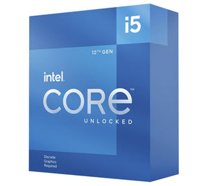 Intel i5-12600KF CPU 3.7GHz (4.9GHz Turbo) 12th Gen LGA1700 10-Cores 16-Threads 25MB 125W Graphic Card Required Unlocked Retail Box Alder Lake no Fan