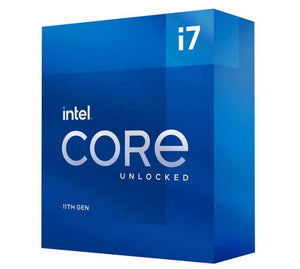 Intel i7 11700K CPU 3.6GHz (5.0GHz Turbo) 11th Gen LGA1200 8-Cores 16-Threads 16MB 125W UHD Graphics 750 Unlocked Retail Box 3yrs no Fan